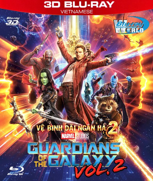 Z232.Guardians of the Galaxy Vol 2 2017 - Vệ Binh Dãi Ngân Hà 2 3D50G (DTS - HD MA 7.1)